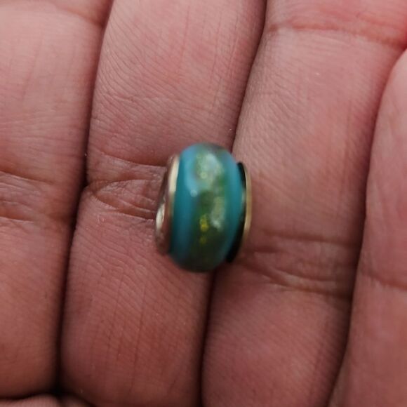 Murano Glass Bead 925 Charm Blue - Picture 12 of 16